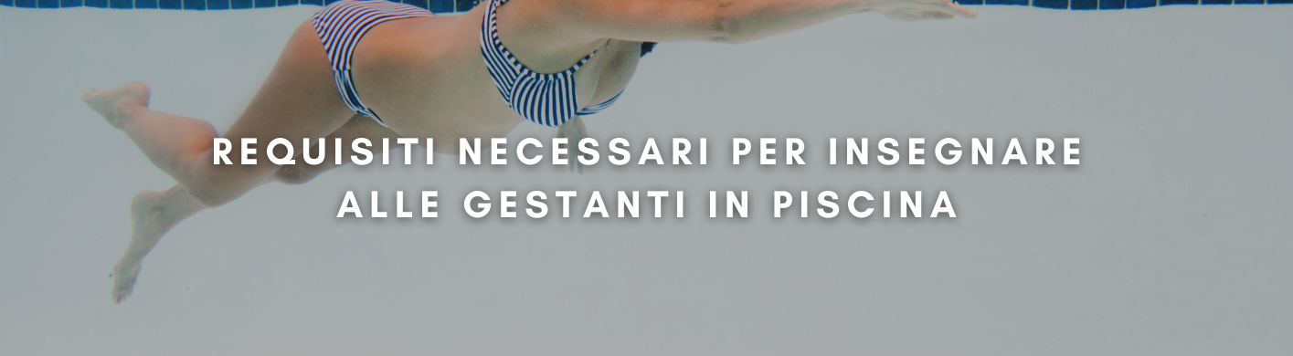 insegnare in piscina alle gestanti